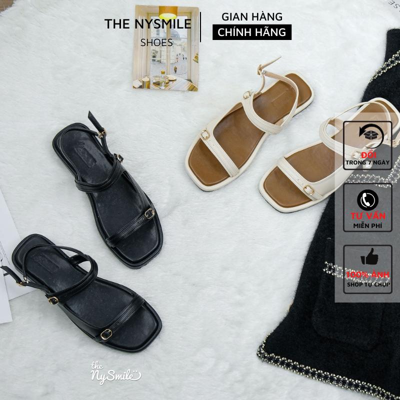  Giày nữ BIG SIZE   35 - 42   Giày Sandal 1P sandal đi học giày saldan nữ đi chơi - THENYSMILE - LIMO 