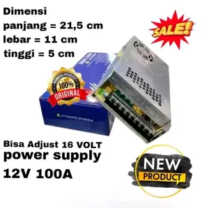 Adaptor duta Travo Power Supply 12V 100A PSU 12 Volt 100 Amper Laptop
