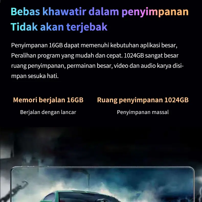 Han.Z MatePad H13 Pro 10.3" Tablet [16GB+1TB] | Pengalaman Pro Layaknya PC | 120Hz OLED Real Color FullView Display | Ultra-tipi 5