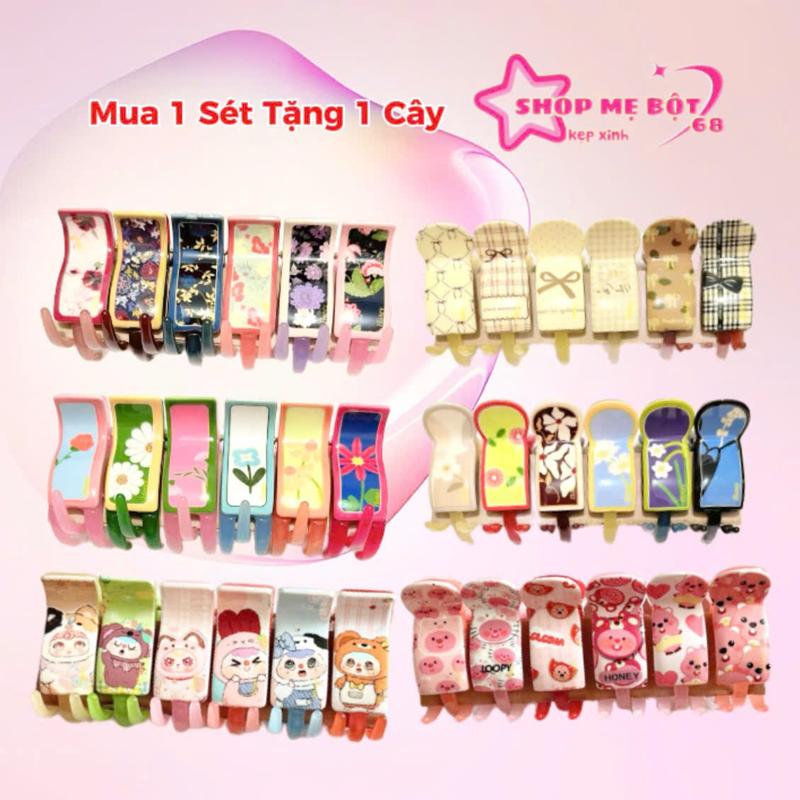 Mua 1 Sét Tặng 1 Cây Sỉ Sét 6 Cây Kẹp Tóc 3 RĂNG Honey Dành cho tóc ít