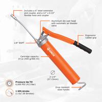Gambar Pompa Gemuk Tuas Heavy Duty 5000 PSI Groz V1RF/B 42940 - Lever Grease Gun Alat Bengkel Original dari iCan Indonesia Kota Denpasar 4 Tokopedia