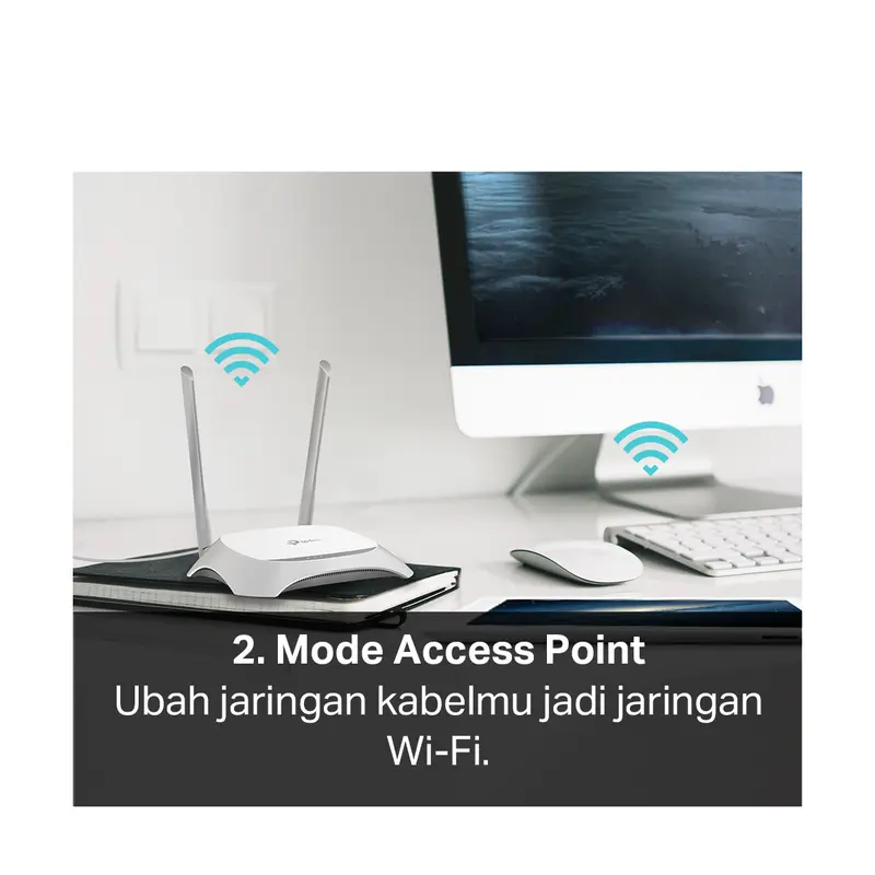 TP-Link TL-WR840N | 300Mbps WiFi N Router I IPv6 IPTV | Router | Access Point | Extender | WPA3 | Best Seller 4