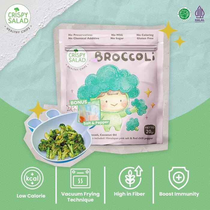 Gambar Crispy Salad Broccoli 20gr dari Crispy Salad Kota Administrasi Jakarta Utara Tokopedia