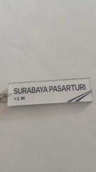 Product Review of Gantungan Kunci Papan Stasiun Kereta Api Putih (Code : P) from K**🤔 0