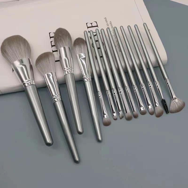Bộ Cọ Trang Điểm Derf 14 Chiếc Bộ Cọ Trang Điểm Cọ Mắt,Cọ Đánh,Cọ Tán Kem Nền,Cọ Che Khuyết Điểm,Cọ Mắt Dụng Cụ trang điểm,Cosmetic