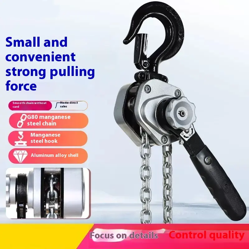 0.25T1.5m Pengangkat mini Hand hoist Chain hoist Chain block Small hand hoist