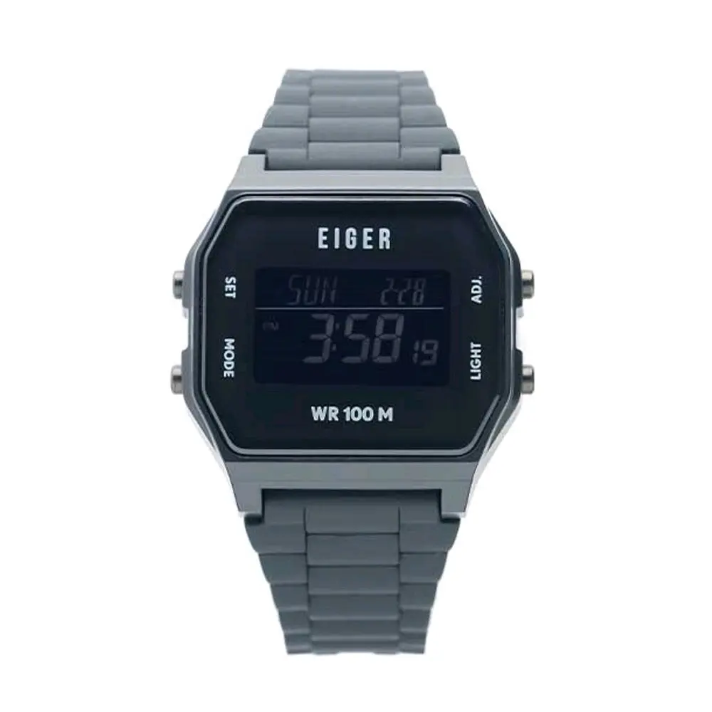 Jam Tangan Eiger Provo Black Original Adventure Fashion Watch