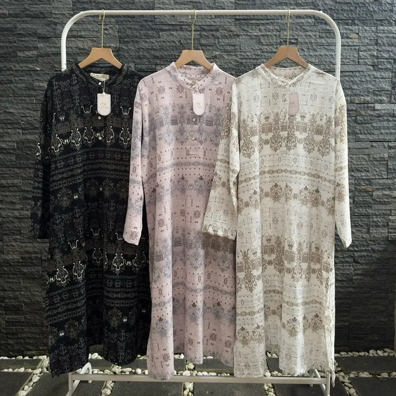 MOIRA TUNIK by Outerres | Tunik Wanita Flowy Slit Kancing 5