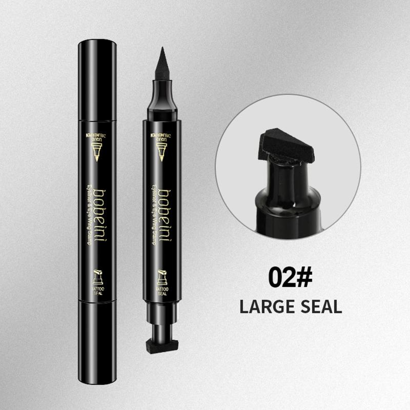 Product Introduction of 2 In 1 Double Headed Stamp Seal Eyeliner Pen Liquid Eyeliner Pencil Long Lasting Waterproof Quick Dry Natural Eye Makeup 1