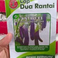 Gambar Benih Terong Ungu Untavi F1 500 seed Kemasan Ori Cap DUA RANTAI dari Kandang Tentrem Lestari Kab. Pati 2 Tokopedia