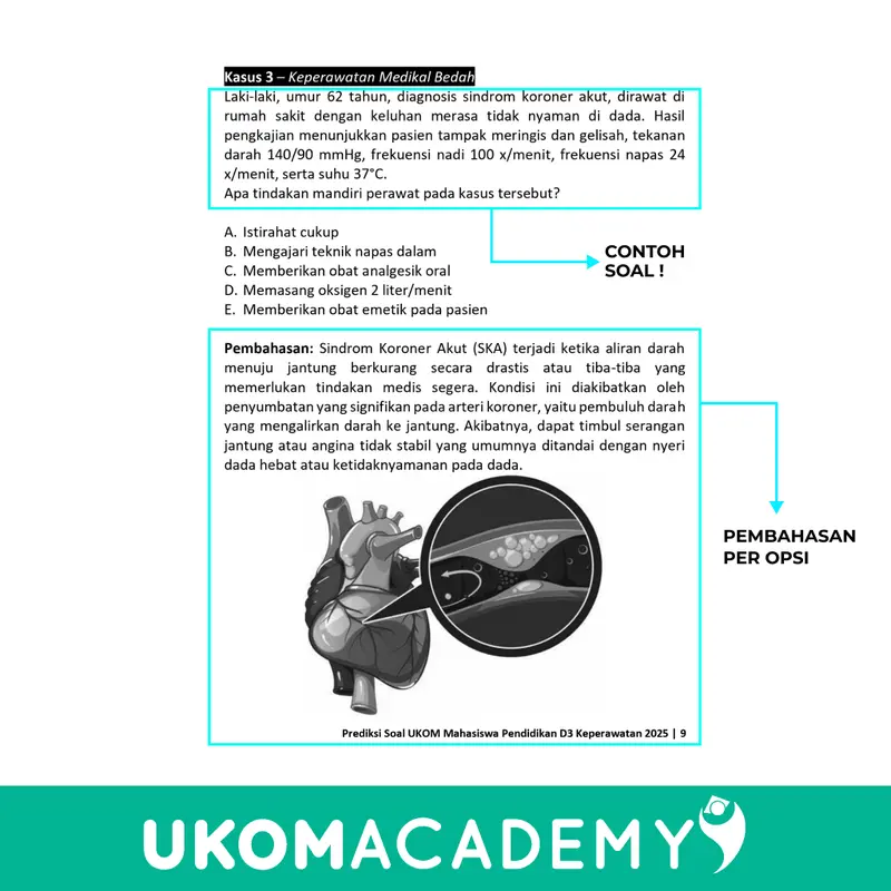 UKOM Academy Buku Prediksi Soal UKOM Mahasiswa Pendidikan D3 Keperawatan Edukasi 7