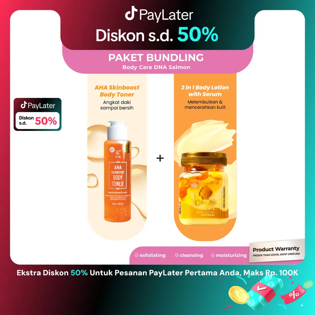 AHA Toner 100ml + Mecca 2in1 DNA Salmon