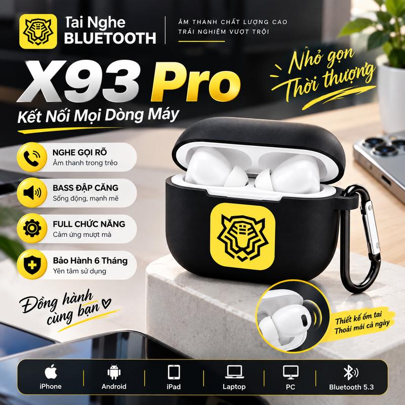 [ Pro Gen9 Giá Xưởng Xả Kho ] Tai Nghe Bluetooth Bản Pro Gen9 Nâng Cấp Hỗ Trợ Mọi Dòng Máy Bảo Hành 12 Tháng, Chống Ồn Chủ Động tai nghe Nhét Tai