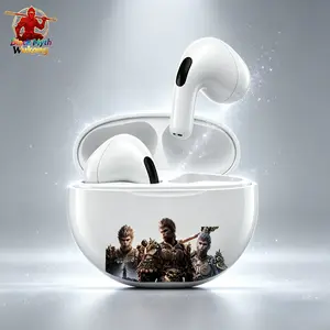 [VIRAL] Black Myth Wukong TWS Bluetooth 5.4 Wireless Earphone - Suara Stereo Bass Mantap, Mic Jernih, Peredam Bising ANC. Cocok untuk Gaming & Study. Model Airpods Elegan  Earbud
