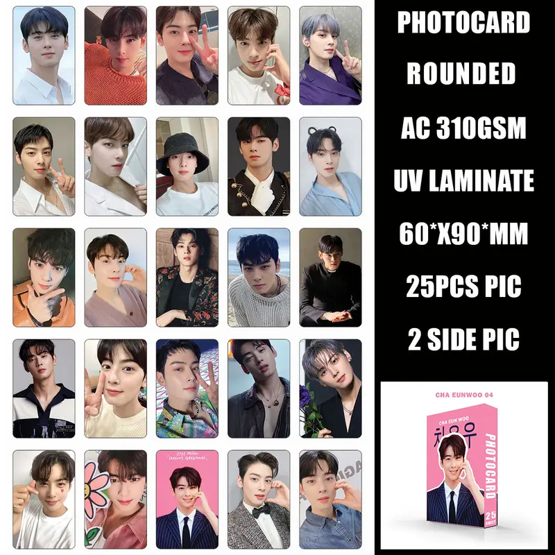 FLA Photocard ASTRO Cha Eun Wo Premium isi 25 Sheet Foto Kpop Foto Kpop 8