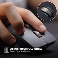 Gambar REXUS Flow QZ30 Ergonomic Silent Click Wireless - Office Mouse Wireless dari Techno Computer Bali Kota Denpasar 2 Tokopedia