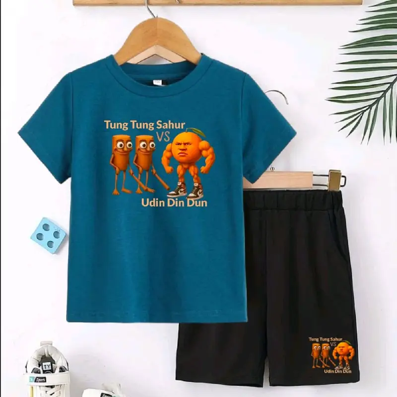 baju stelan anak udin din dun vs tung tung tung sahur 4