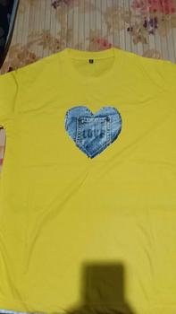 Product Review of DDS KD654 Atasan Wanita Lengan Pendek Kaos Katun Kaos Unisex Kaos Oversize Kaos Couple Family Seragam Keluarga Kaos Love Jeans from s** m**e 0