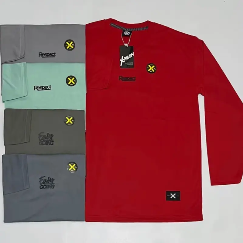 Paket 3 Pcs Kaos Distro Lengan Panjang Pria Dan Wanita Terlaris/Kaos Distro Lengan Panjang Kekinian Katun 4