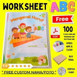 Worksheet  Mengenal Huruf ABC/ Worksheet Huruf Abjad/ Worksheet Menulis Huruf Abjad/ Worksheet Alfabet/ BUKU ABC/ BUKU Belajar Huruf/ Alfabet Worksheet/ Huruf ABC untuk TK/ Worksheet Menulis Alfabet/ Worksheet usia 3 4 5 6 Tahun/ Worksheet Menulis Huruf 0