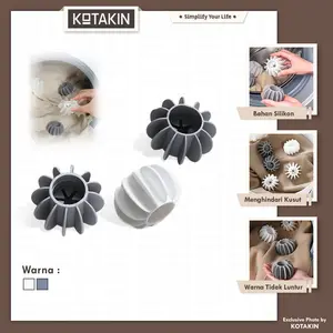 KOTAKIN Bola Londri Pencuci Baju Anti Kusut Mesin Cuci Pakaian Magic Laundry Ball
