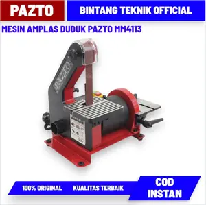 Mesin Amplas Duduk WIPRO MM491G PAZTO MM4113 220 V - 50 Hz 300 Watt Disc Belt Sander Listrik Original