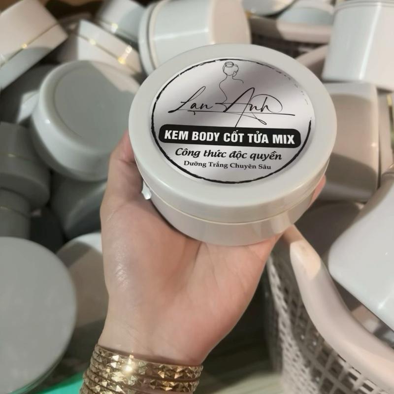 Hủ 250g Kem Body Cốt Tửa Mix Không Bnl Siêu Tẩy Mạnh Dành Cho Da Ngâm Đen Chai Lì Làm Đẹp Da Nữ Dưỡng Da Body