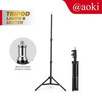 Gambar AOKI Tripod Lampu Portable Adjustable – Kaki Tiga Stabil, Tinggi Dapat Disesuaikan, Anti-Selip, Cocok untuk Outdoor & Camping - Tripod AOKI aja dari Aoki Official Kota Administrasi Jakarta Timur 1 Tokopedia