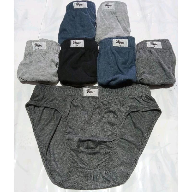 PROMO!!! 8 PCS CELANA DALAM CROCODILE BAHAN KATUN ADEM DAN NYAMAN DIPAKAI Cowok Dewasa 6