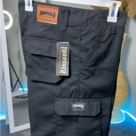 Celana Pendek Cargo sontog Pria dewasa Nyaman Katun Panjang Shorts Army Pantai Loreng Casual Distro 4
