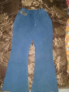 Product Review of Celana Cutbray Wanita Jeans Model Highwaist Kekinian Bawahan Cewek Casual Pinggang Karet Panjang Nyaman Hitam Dewasa Denim from y**5 0