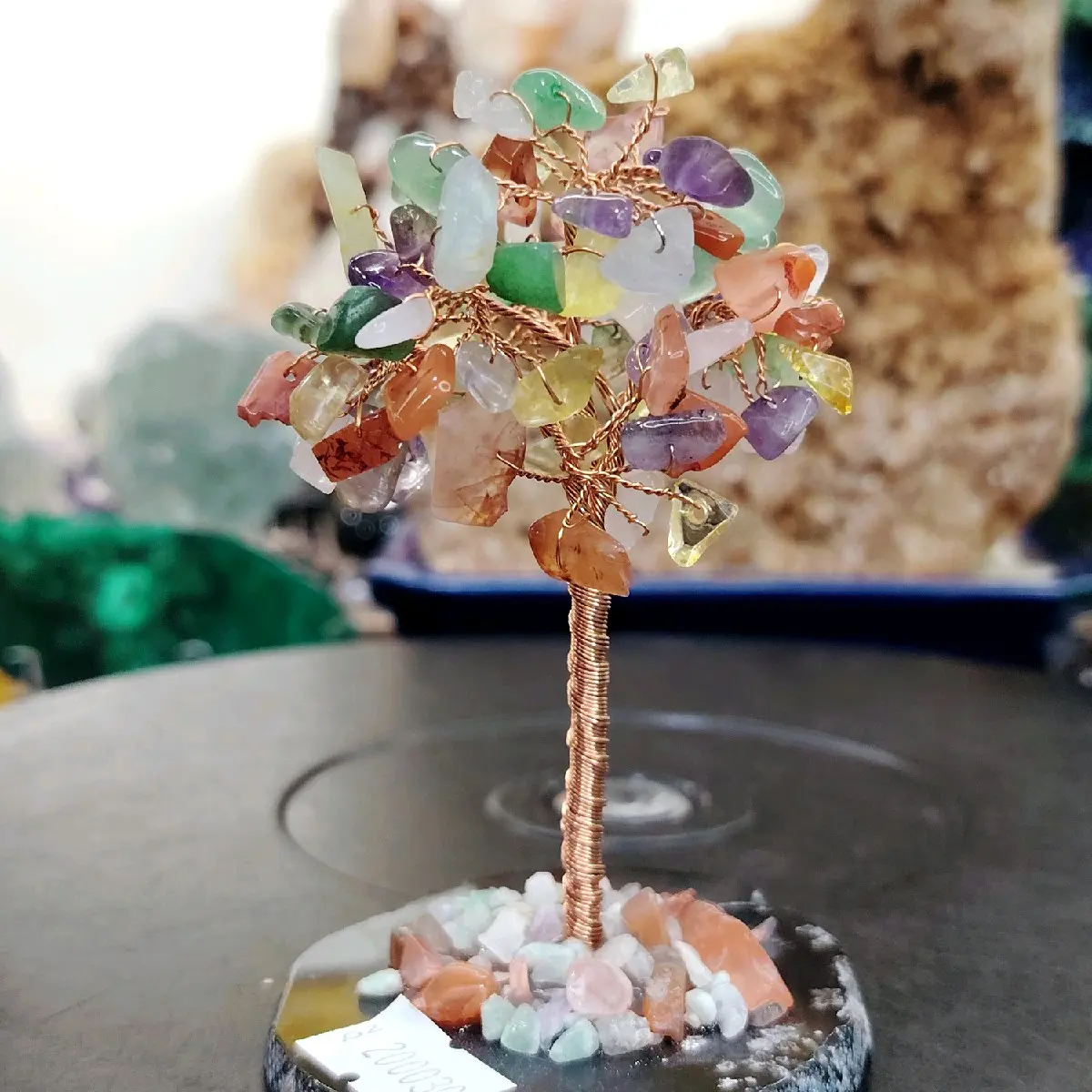 (Local Ready Stock)Natural Mixed Crystal Lucky Crystal Tree TT01