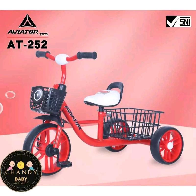 SEPEDA ANAK RODA TIGA TERBARU TRICYCLE AVIATOR AT 252 5