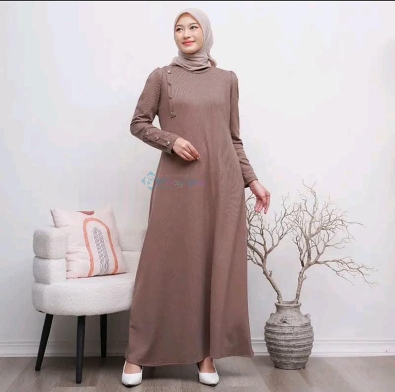 Product Introduction of Luna Gamis Dress Knit Baju Wanita dewasa remaja 2
