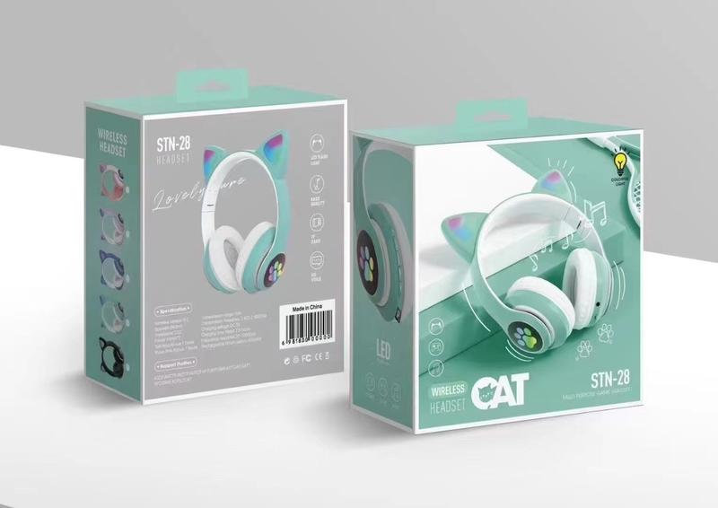 Product Introduction of Tai Nghe Bluetooth Trùm Đầu, STN-28, Tai Nghe Bluetooth Không Dây, Tai Nghe Tai Mèo Dễ Thương, P47P47MY08 3