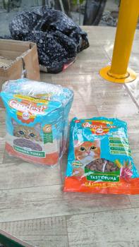Product Review of Goodest Cat Starter Pack of 6 Wet Cat Food Pouch (85g) from D**l 1