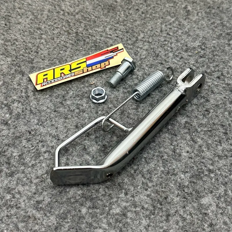 standar samping ceper down side chrome motor matic ukuran 18cm cocok untuk motor mio beat scoopy fino genio spacy kuat tahan karat berkualitas tinggi 2