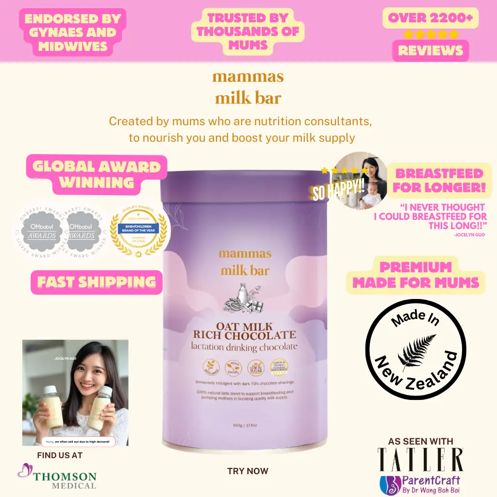 Mammas Milk Bar - Lactation Oat Milk Rich Chocolate - Made in NZ