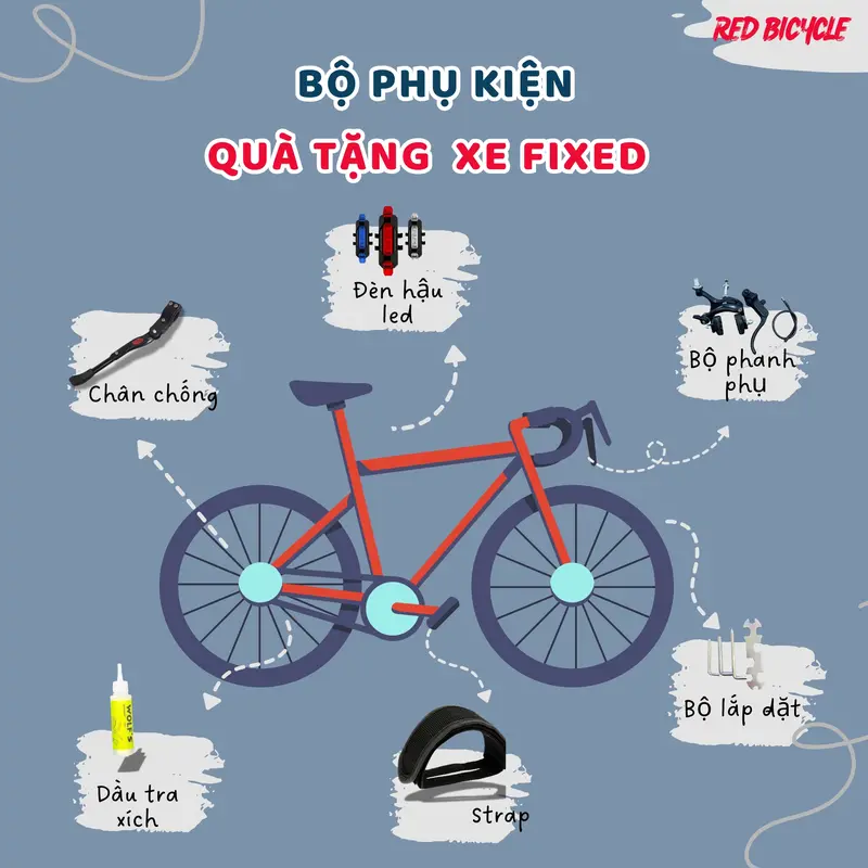 [SALE] Xe đạp Fixed Gear MATSUYAMA R05 Nhật Bản Có Phanh, Quà Tặng Ưu Đãi - Xe Đạp Học Sinh Tay Cong 2
