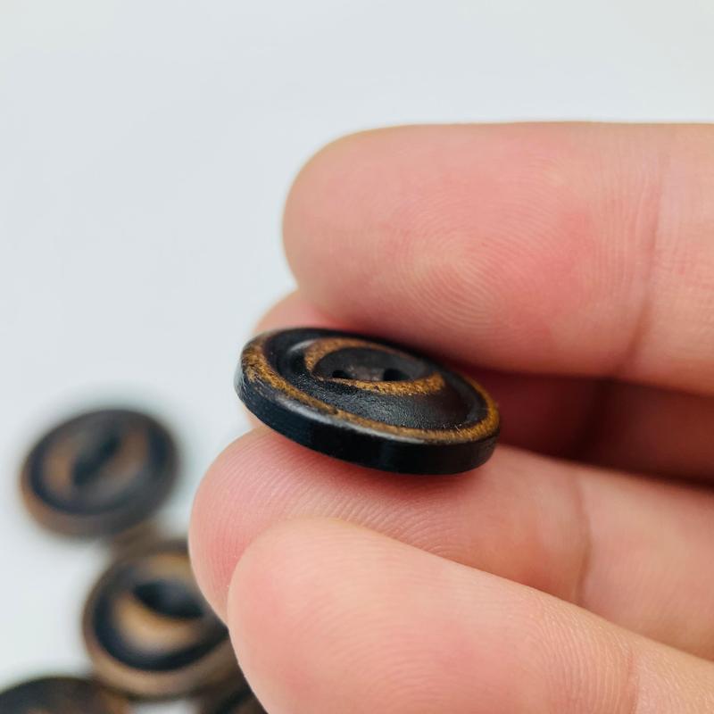 Product Introduction of Vintage Brown Wooden Shirt Buttons, Angel Eye, Tailor Textile Decoration and Sewing Pants Skirts, 12.5/15mm 10/20pcs 19