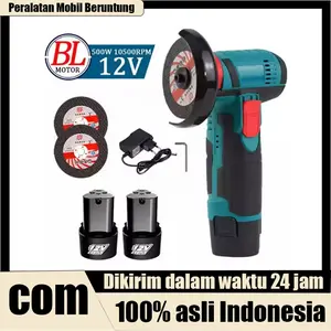 【COD】12V Mini Angle Grinder Isi Ulang Alat Gerinda Poles Mesin Gerinda Untuk Memotong Alat Daya Tanpa Kabel Berlian