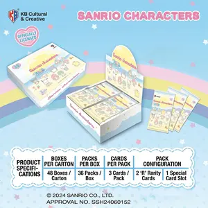 KABAO Sanrio Family Instant Camera - Colorful Life Part 2 V1 dengan 48 Kotak per Karton dan 36 Paket per Kotak