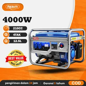 Reaim Generator Portabel Bensin Tugas Berat untuk Rumah Senyap 4Tak Reaim Generator Bensin Portabel Tugas Berat untuk Rumah Senyap 4 Tak Mesin Genset 2000 Watt Mesin Power Generator Genset Bensin/Genset Listrik Berkwalitas Portable Bensin