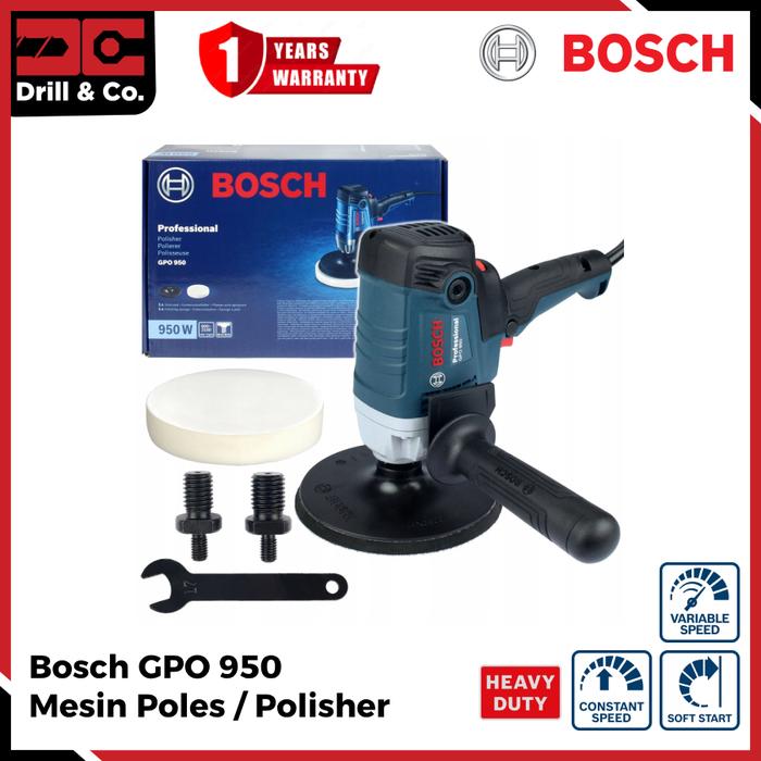 Gambar Bosch GPO 950 Polisher 7" / Mesin Poles 7 Inch dari Drill&Co Kota Administrasi Jakarta Barat Tokopedia