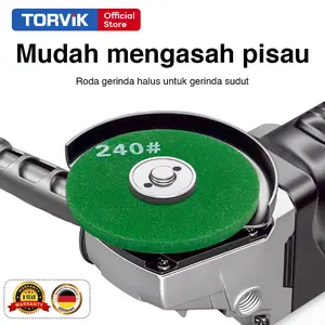 【COD】TORVIK Mata Gerinda Amplas Halus Grinding Wheel 100-2000 Grit Poles Besi Stainless Kayu Batu