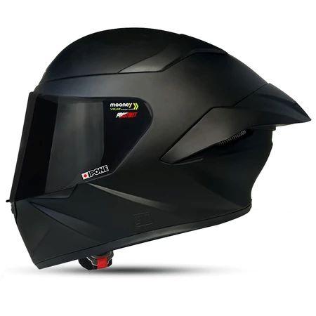 Helm Full Face Mla  crypton tt course terbaru Soid Glosy Kaca Visor Clear Blue Red Gold/Helm Full Face Terbaru Mla Crypton SNI Original MLA (BISA COD) 7
