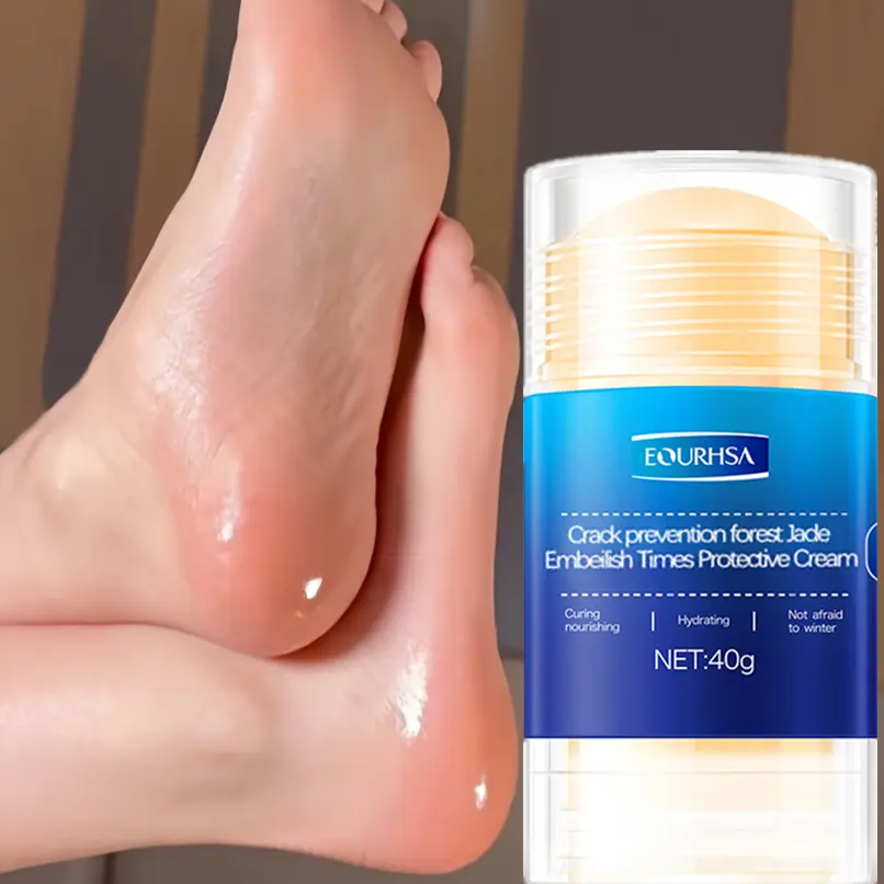 Kem Dưỡng Da Chân Chống Nứt Nẻ, 40G, Thích Hợp Cho Bàn Chân Và Gót Chân Khô Và Nứt Nẻ, Dưỡng Ẩm Cho Bàn Chân Và Gót Chân Khô, Ngăn Ngừa Nứt Nẻ, Làm Cho Bàn Chân Mịn Màng Và Mềm Mại, Dưỡng Ẩm Và Nuôi Dưỡng, Chứa Squalene Thực Vật Chân