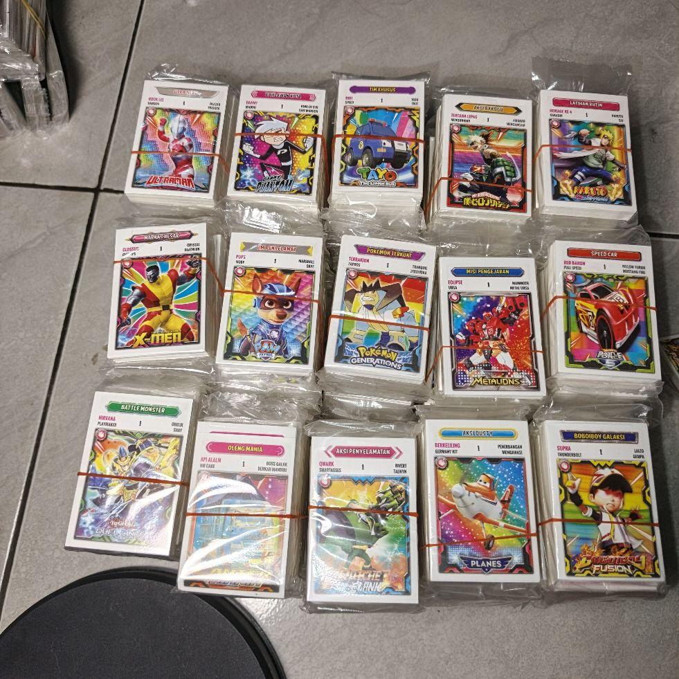 1 Ikat Mainan Kartu Kwartet GK IMPORT Isi 320 Kartu