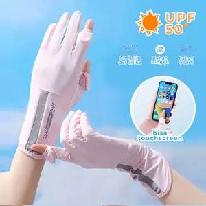 Yarra Sarung Tangan Anti UV Wanita UPF50+ Anti Slip Pelindung Sinar Matahari Gloves Motor GL-FNF