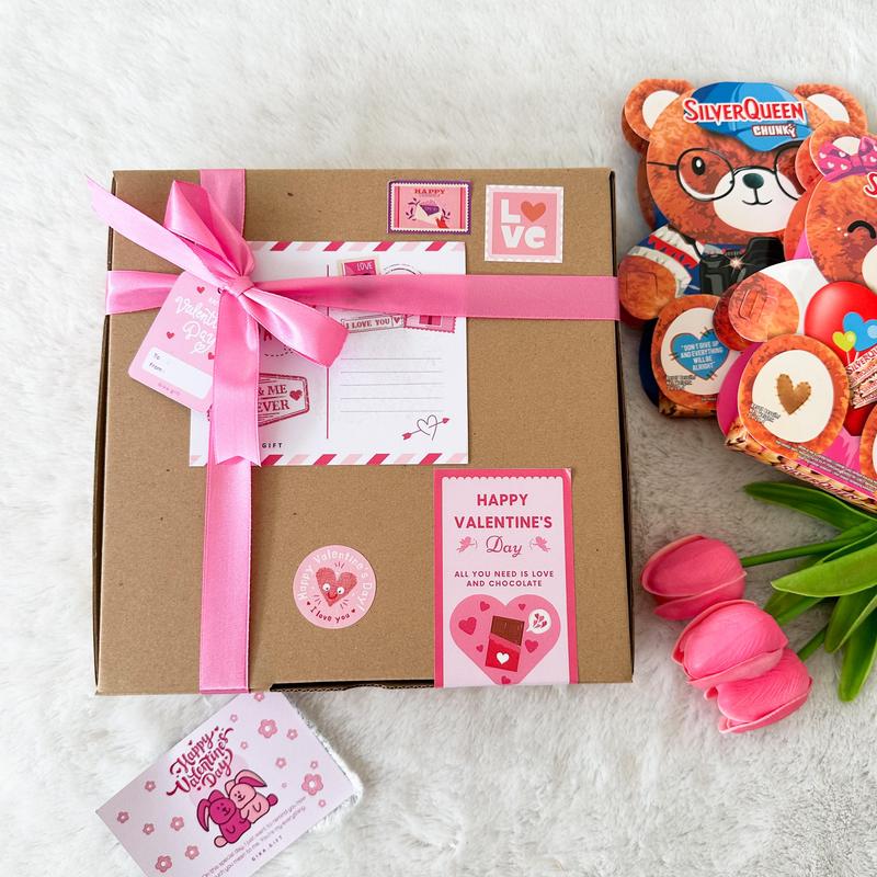 HAMPERS VALENTINE/ GIFT BOX VALENTINE/ HADIAH ULTAH/ KADO ULANG TAHUN, WISUDA/GRADUATION, ANNIVERSARY - COKELAT EDITION Bunga Chocolate 4